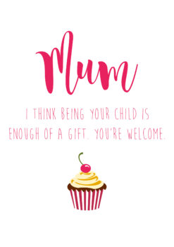 Being Your Child Gift Mum