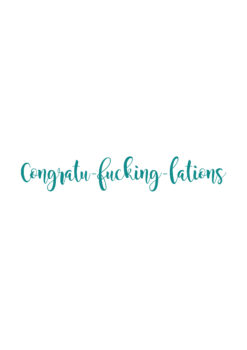 Congragufukinglations