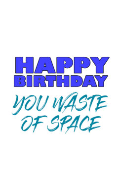 Hbd Waste Of Space