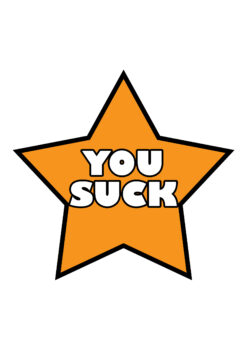 You Suck (Orange)
