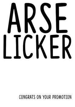 Arse Licker Promotion