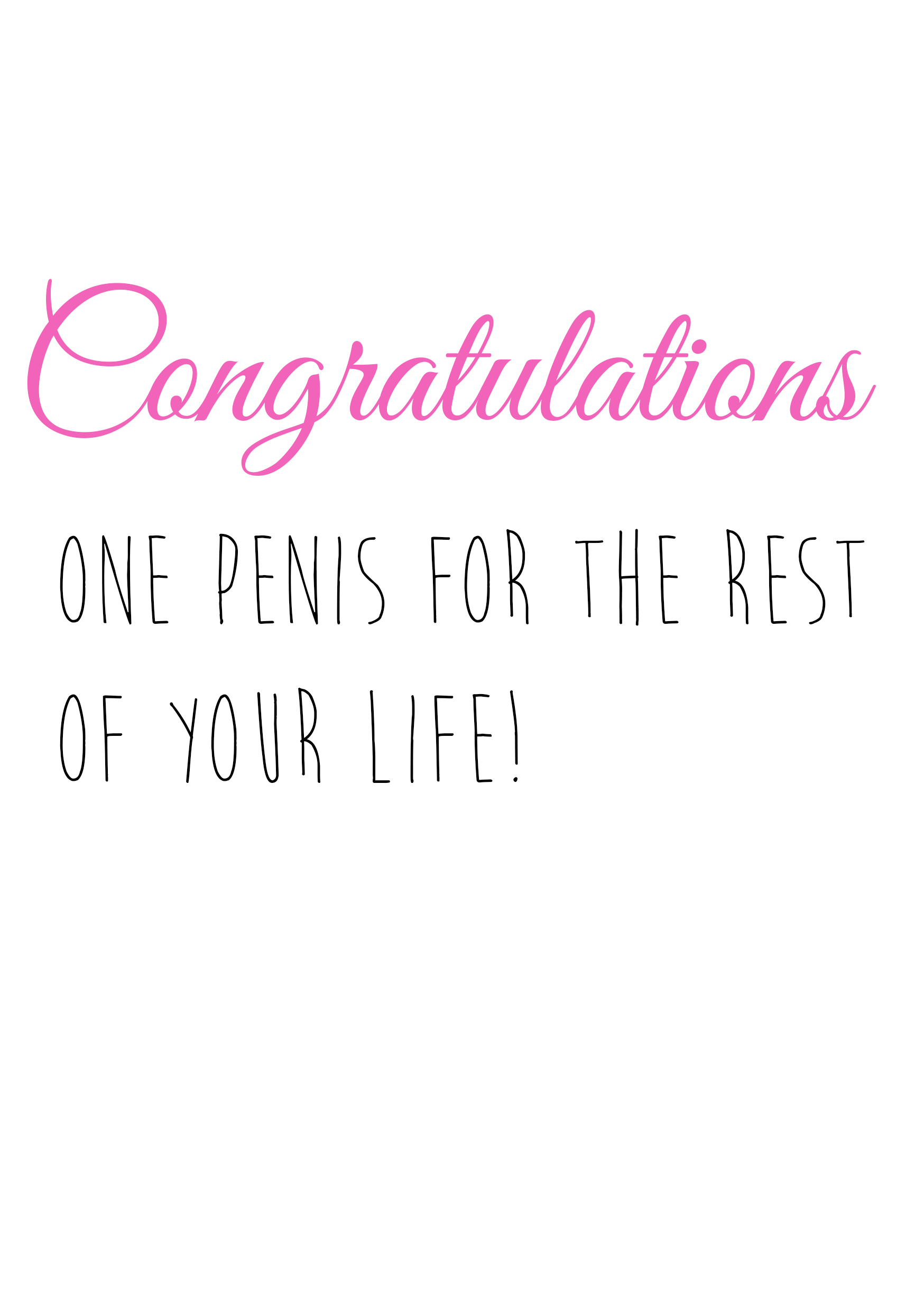 Congratz 1 Penis