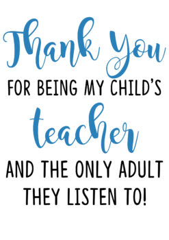 Thank You Teacher